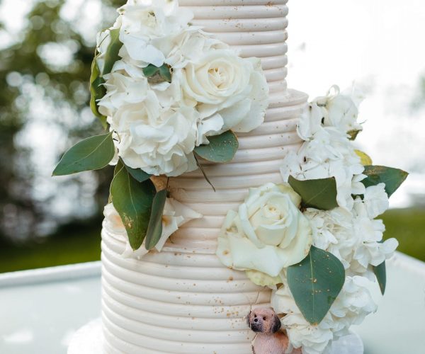 Hochzeitstorte bei einer außergewöhnlichen Hochzeit