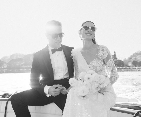 VIP Hochzeit auf einem Boot am See